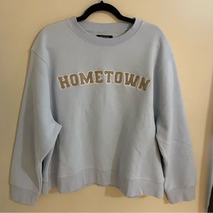Brunette The Label Hometown Step Sister Crew Neck , NWT,